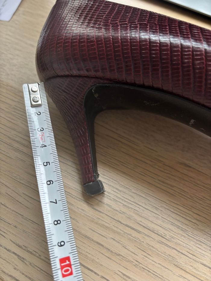 Escarpins bordeaux Minelli 41 - photo numéro 8