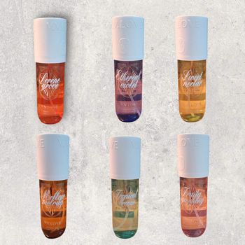 Lot de 6 Brumes Corps & Cheveux – Collection Privé V.V Love 150 ml