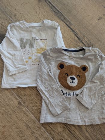Lot de t-shirt manches longues