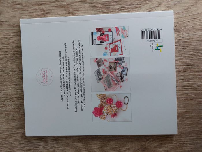 Livre "Petits cadeaux en papier" Sylvie Boudeau Vanillejolie - photo numéro 2