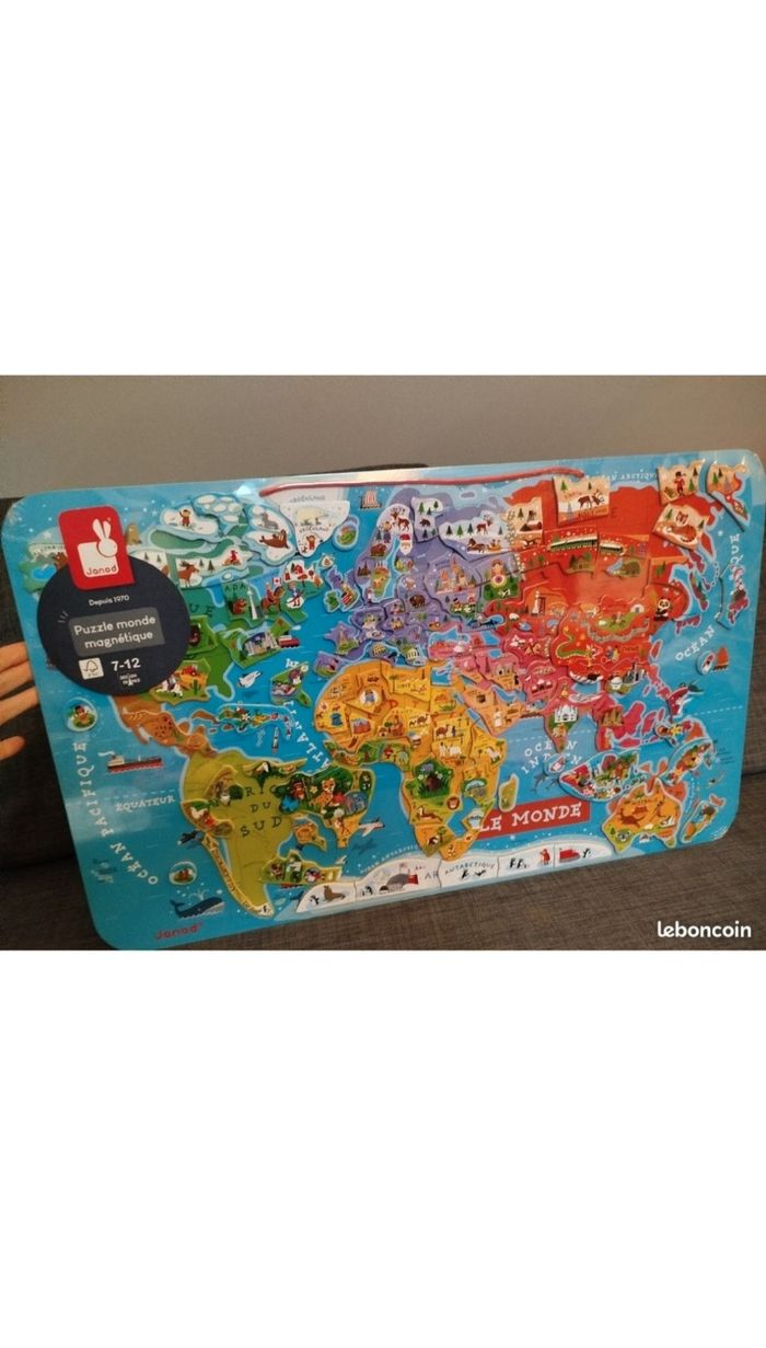 Puzzle magnétique en bois NEUF - photo numéro 2