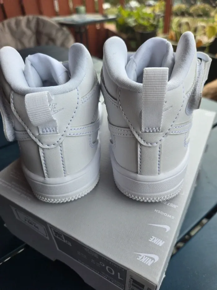 Nike force 1 mid easyon taille 27 neuves blanche - photo numéro 5