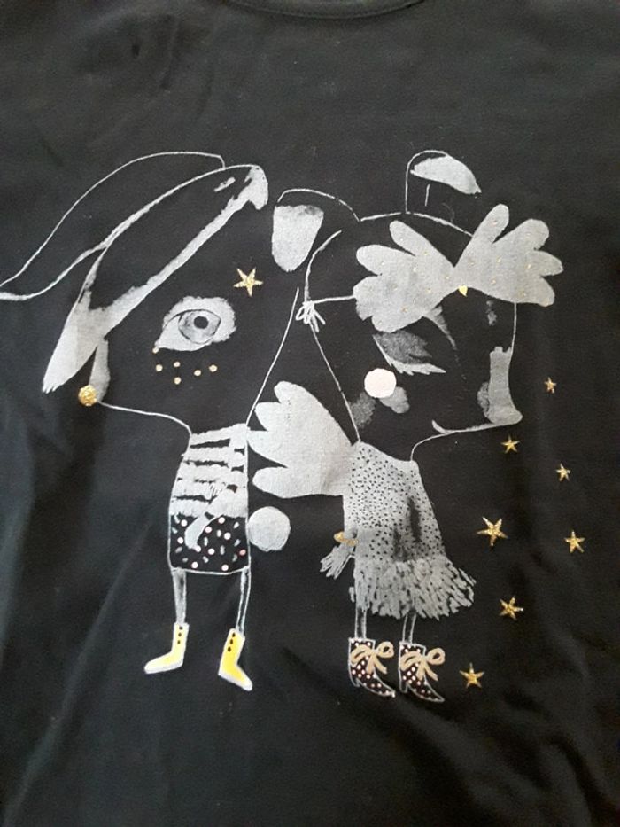 T-shirt long catimini 8 ans - photo numéro 2