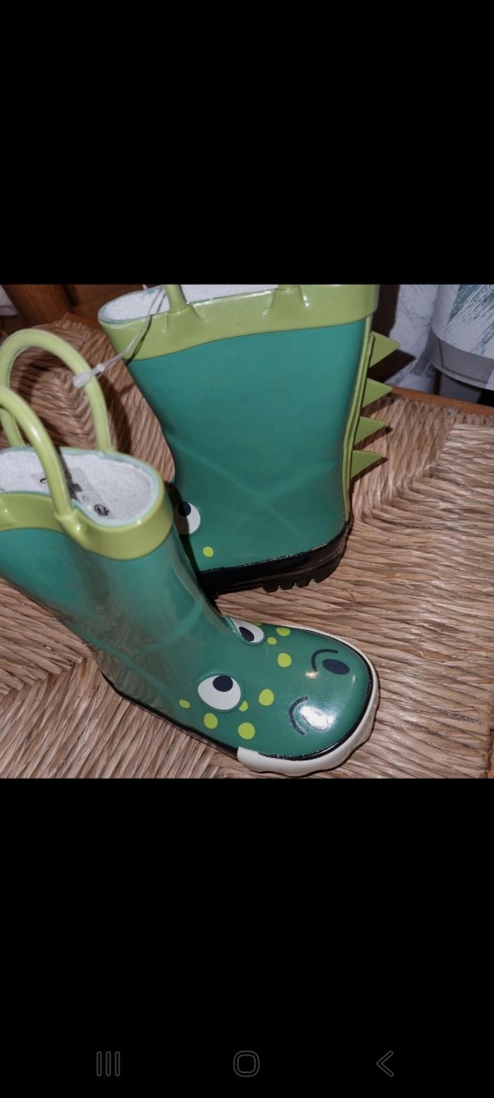 bottes de pluie DINO taille 20 🎁 neuf - photo numéro 5
