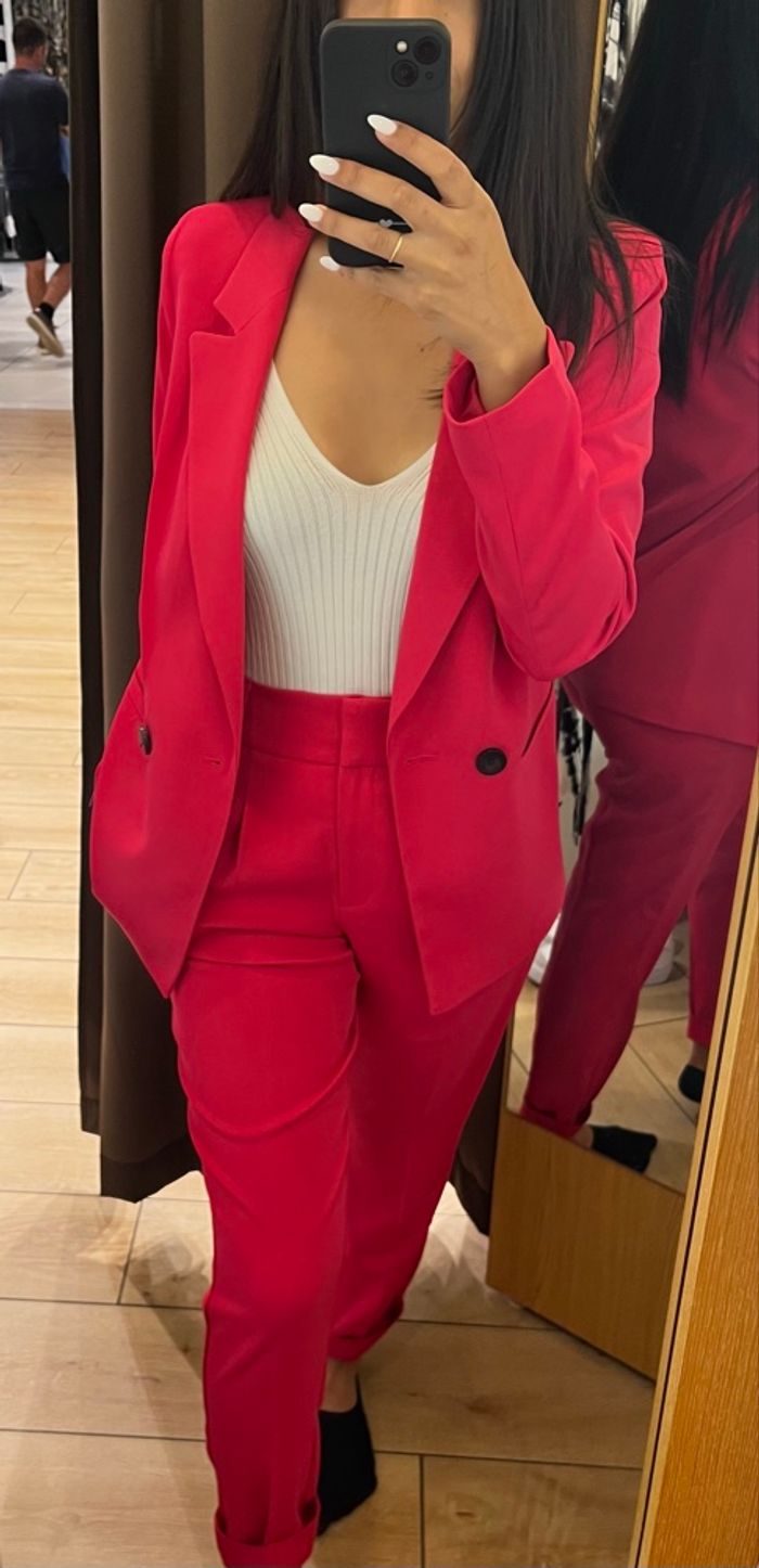 Pantalon tailleur rose vif - Kiabi - photo numéro 3