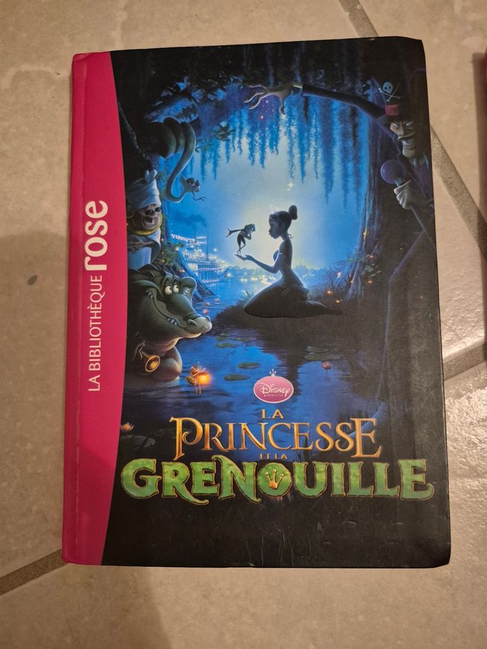 Lot 3 livres disney Princesses bibliothèque rose - photo numéro 2