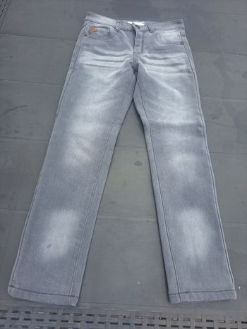 Jean slim molletonné "Kiabi"