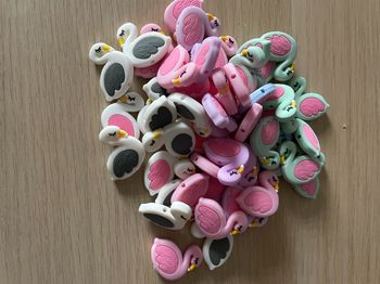Perles en silicone forme cygne