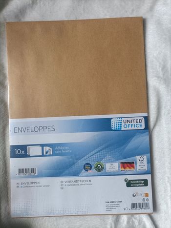 Lot de 10 enveloppes United Office