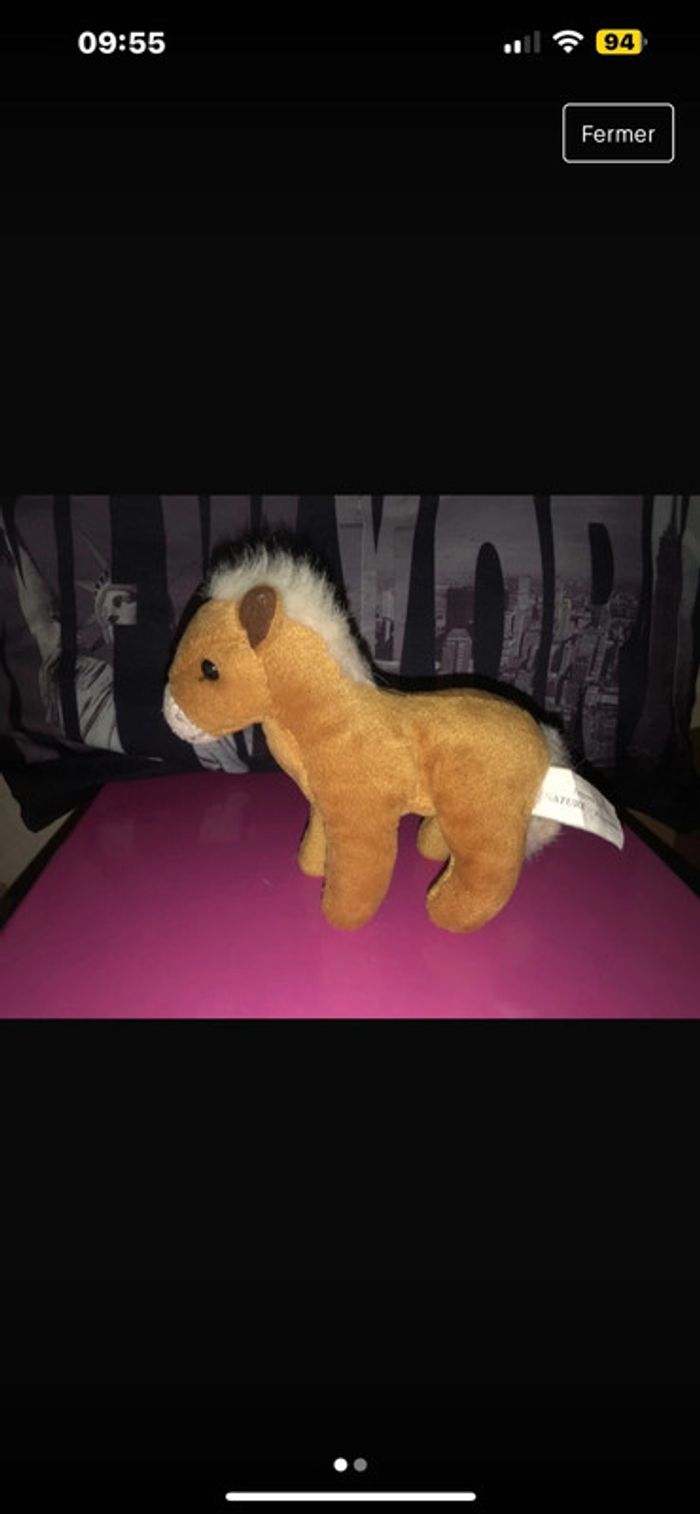 Peluche cheval