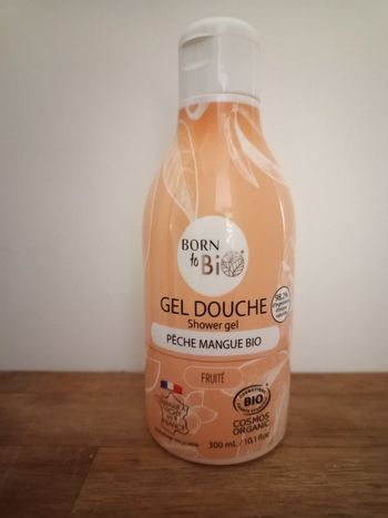 Gel douche pêche mangue bio