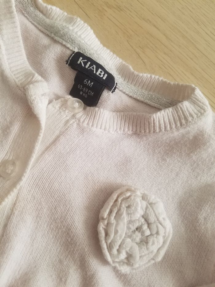Gilet boléro 6 mois Kiabi - photo numéro 2