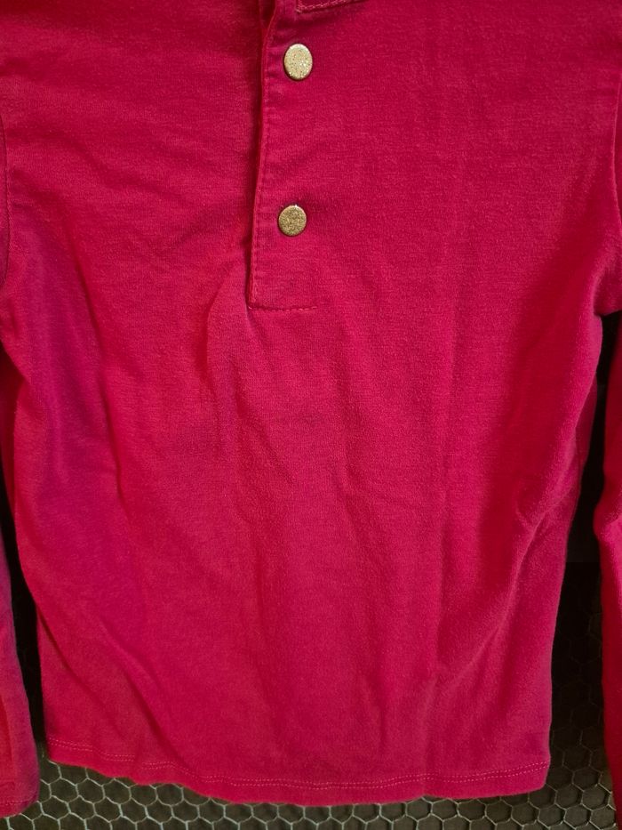 Sous-pull fuschia Catimini t. 4 ans - photo numéro 8