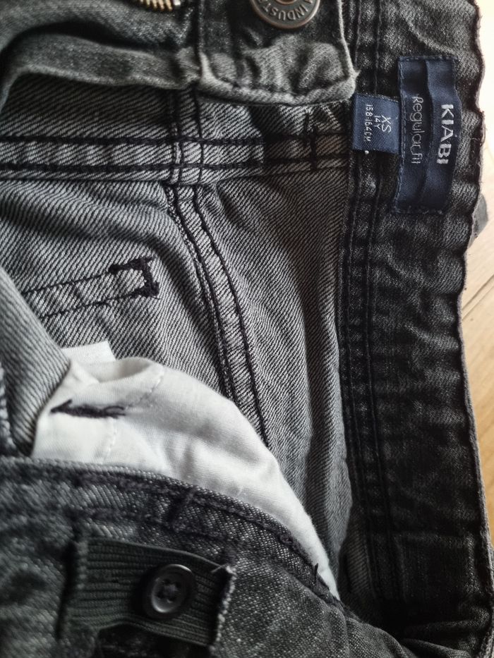 JEANS délavé noir XS regular fit - photo numéro 3