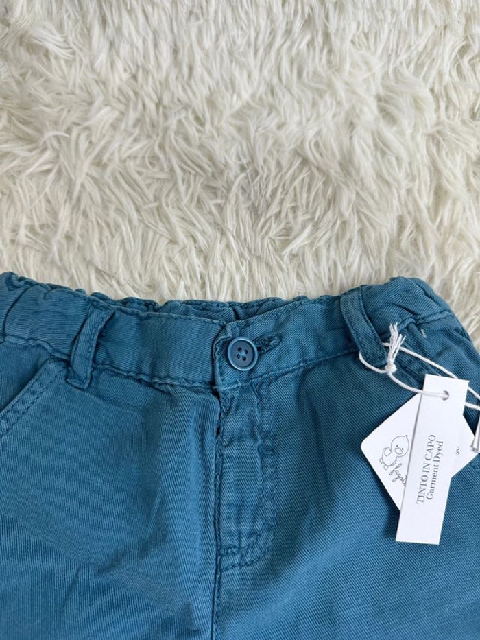 Short bleu Fagottino taille 18-24 mois - photo numéro 2