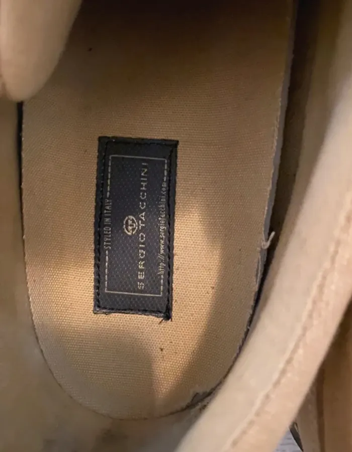Chaussures homme Sergio Tacchini beiges – taille 43 - photo numéro 5