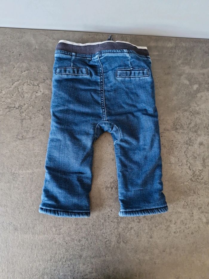 Jeans doublé en polaire 12 mois - photo numéro 3