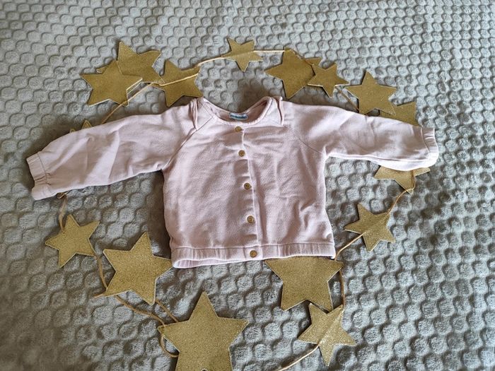 Veste rose poudré 24 mois Vertbaudet