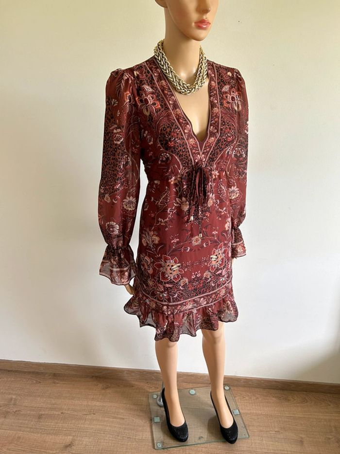 Robe imprimée à manches longues Jus de Pom taille M/L jamais portée - photo numéro 4