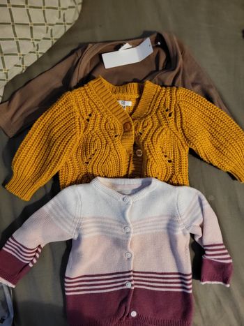 Gilet bébé fille 3 mois