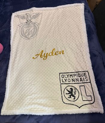 Couverture personnalisée  foot