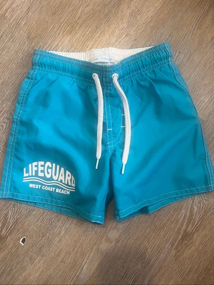 Short de bain turquoise