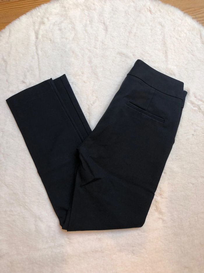 Pantalon tailleur noir 7/8 Mango 34
