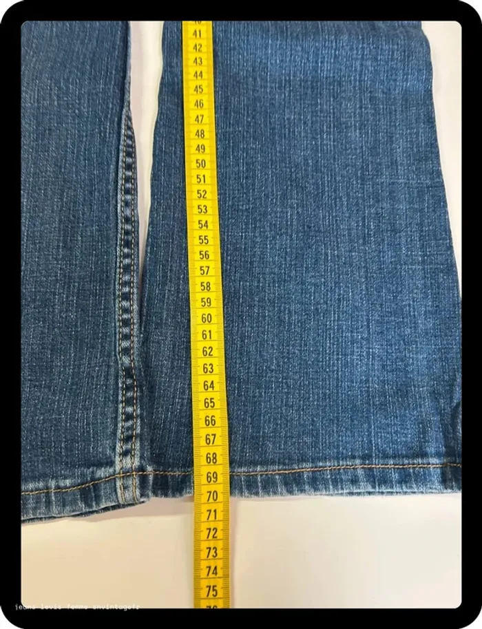 Jean Levi's Femme 524 Too Superlow Bootcut Bleu | W27 FR36 | Très Bon État | BP127 - photo numéro 10