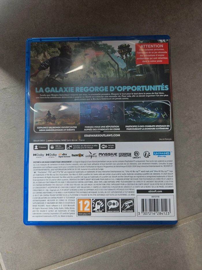 Jeu ps5 outlaws star wars - photo numéro 2