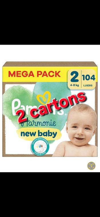 Pampers harmonie taille 2