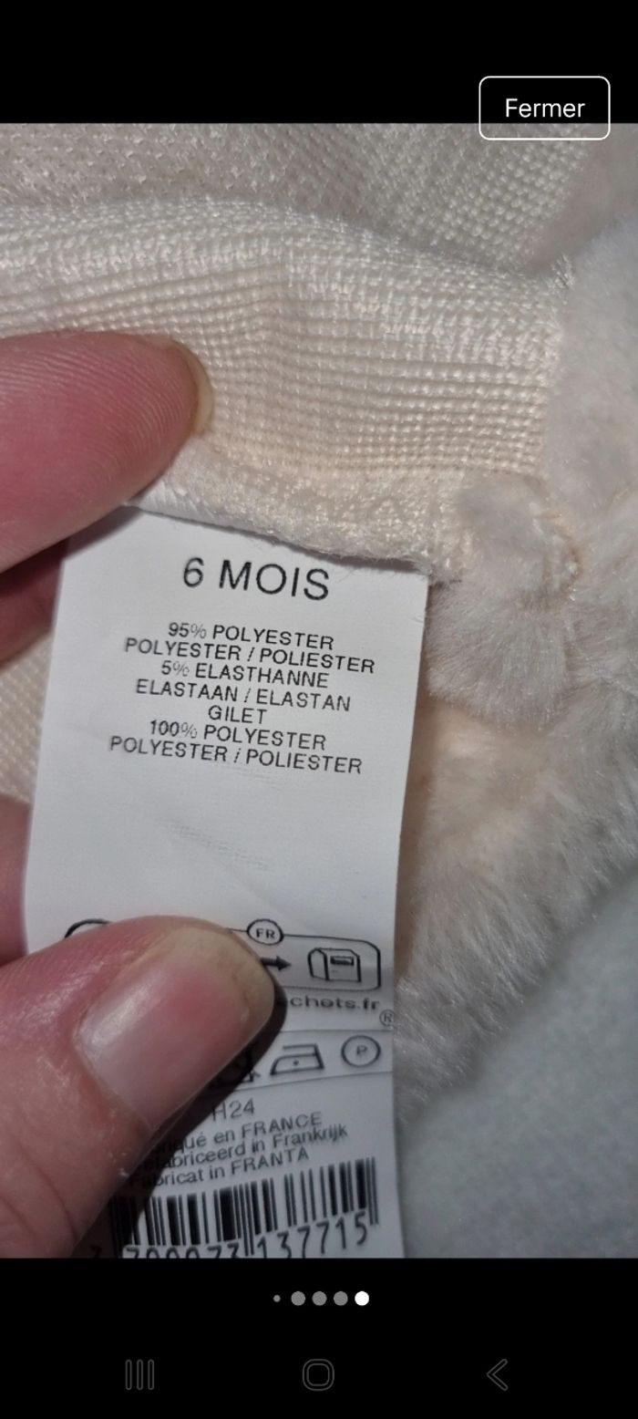 Gilet 6 mois en très bon état - photo numéro 8