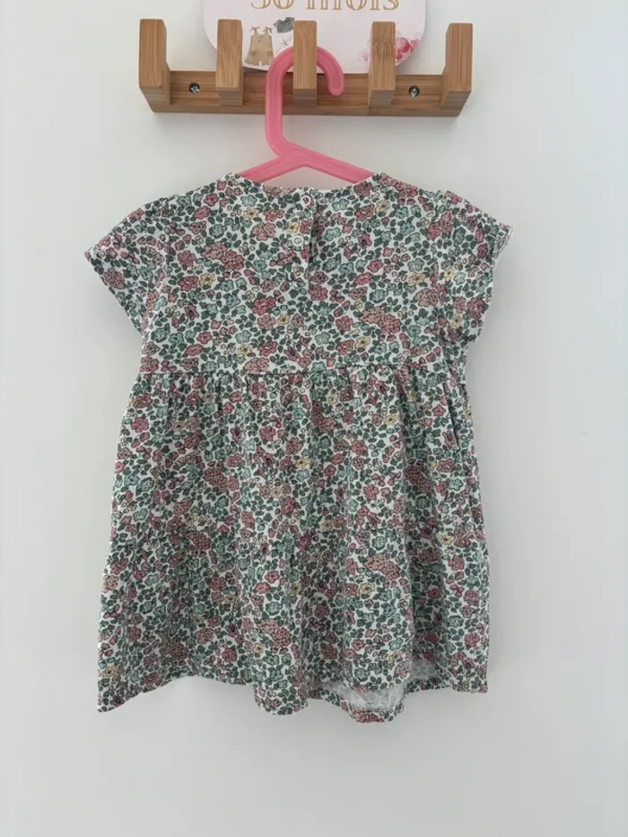 Robe d’été fleurie H&M fille 98 cm – Légère et pétillante - photo numéro 3