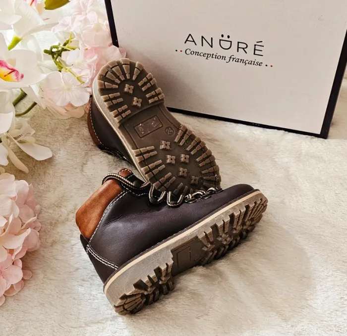 Bottes Bottines Cuir Zip André T24 - photo numéro 2