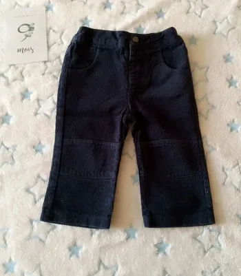 Pantalon style velour