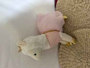 Keel Toys Peluche Lama Confetti, Crème, Rose