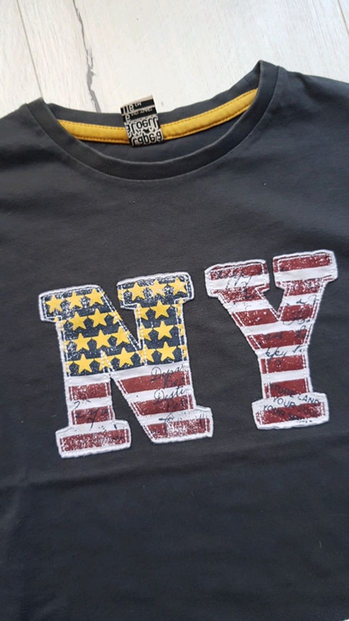 Lot de 2 tee shirts manches longues garçon 6ans - photo numéro 3