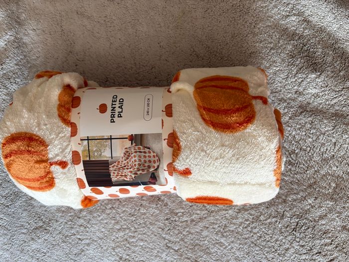 Plaid citrouille