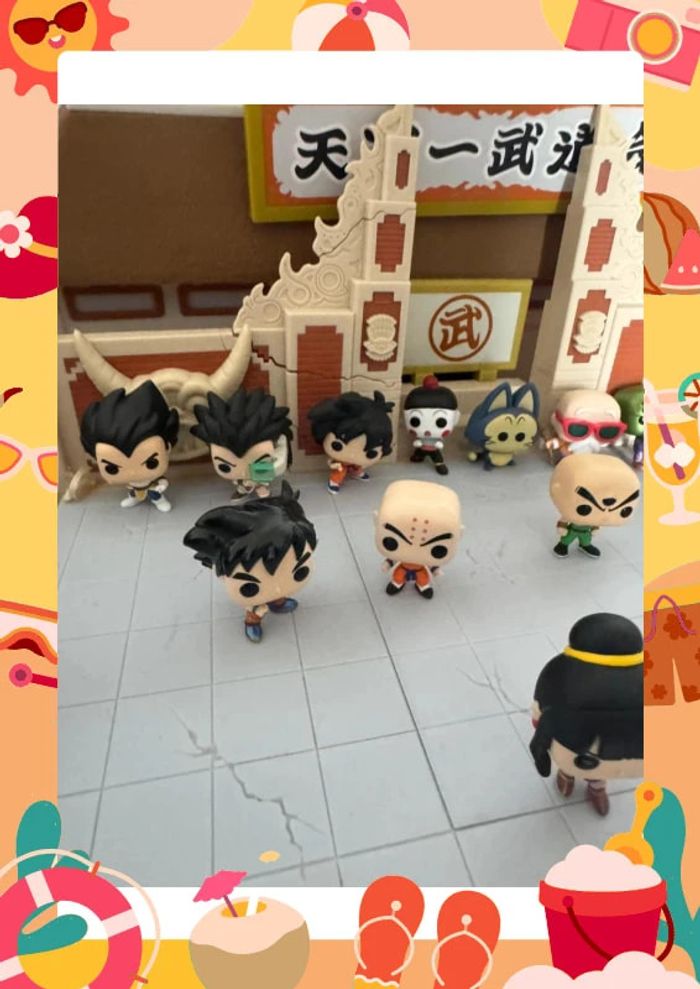 Lot 16 mini funko pops dragon ball z - photo numéro 8