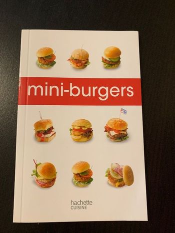 Livre de recettes mini burgers