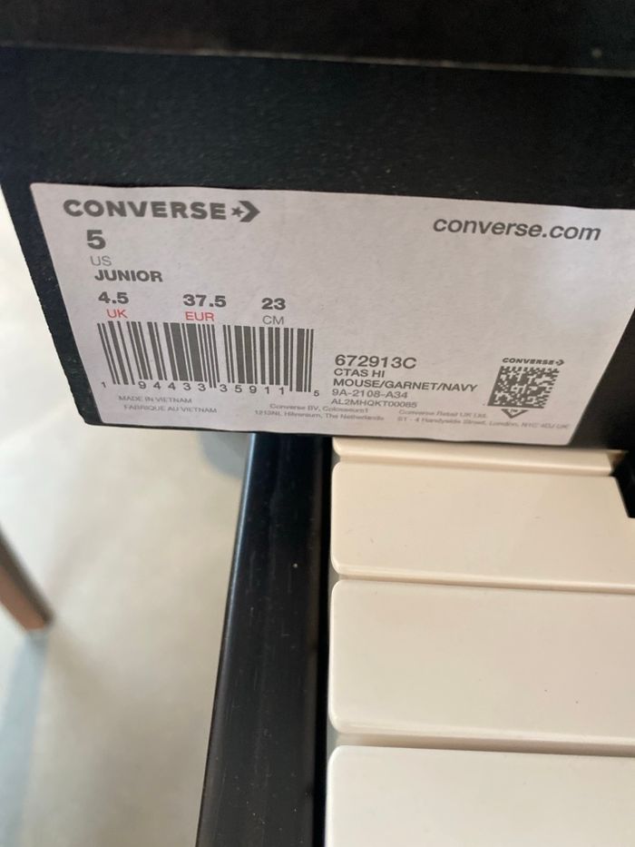 Converse high petit renard au ski taille 37,5 - photo numéro 4
