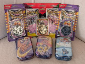 Lot Pokémon Épée et Bouclier Duo Pack et Mini Tin scellé Fr