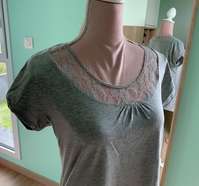 T-shirt gris femme - photo numéro 2
