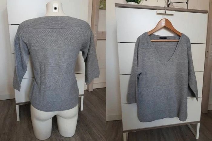 Pull Promod col V manche 3/4 impeccable taille 36 - photo numéro 2