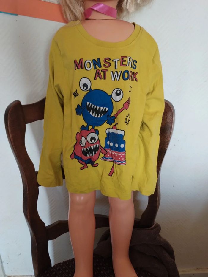 Tee shirt manches longues Monstre - photo numéro 2