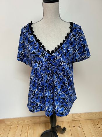 T-shirt décolleté devant/derrière - taille L/40