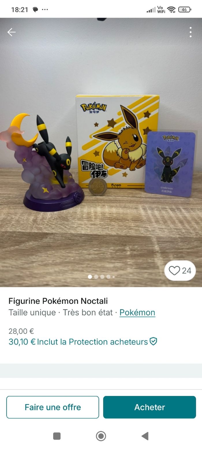 Display 9 figurine collection pokémon evoli et ses évolutions neuf scellé - photo numéro 9