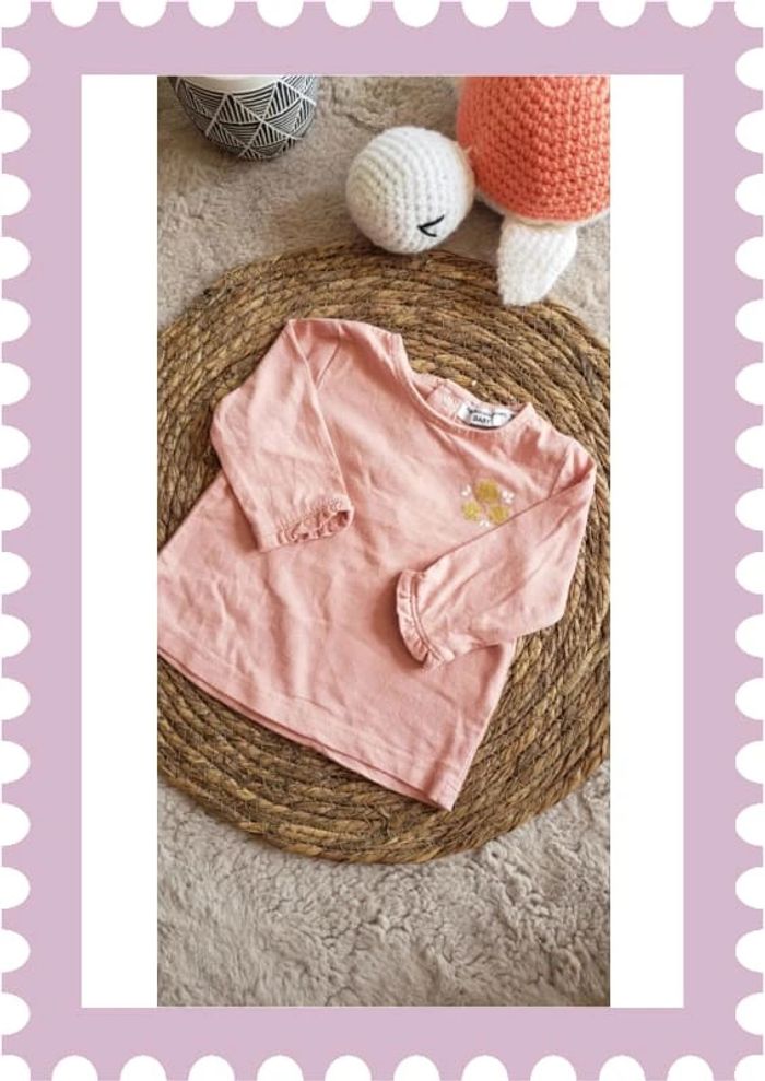 Tee shirt fille 3 mois - photo numéro 2