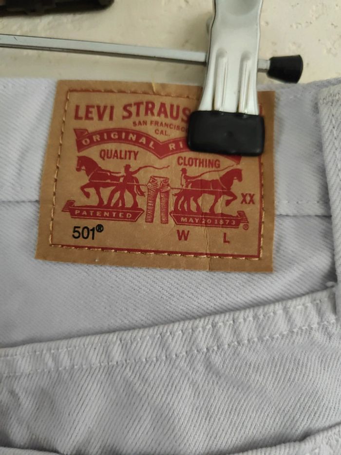Jeans Levi's W24 L26 mauve pâle - photo numéro 5