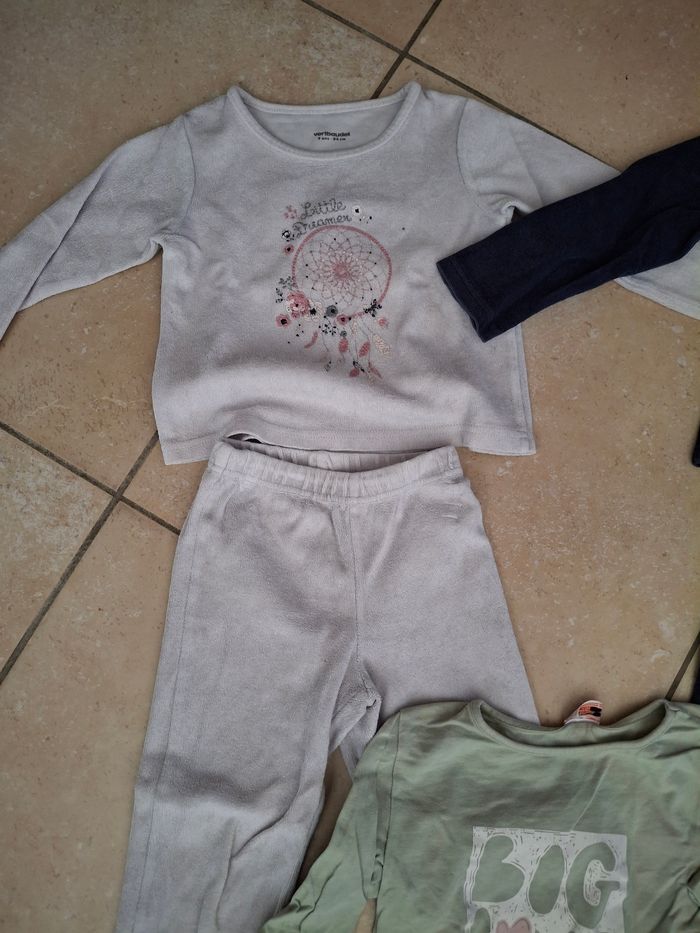Lot 3 pyjamas automne hiver fille 3 ans - photo numéro 2
