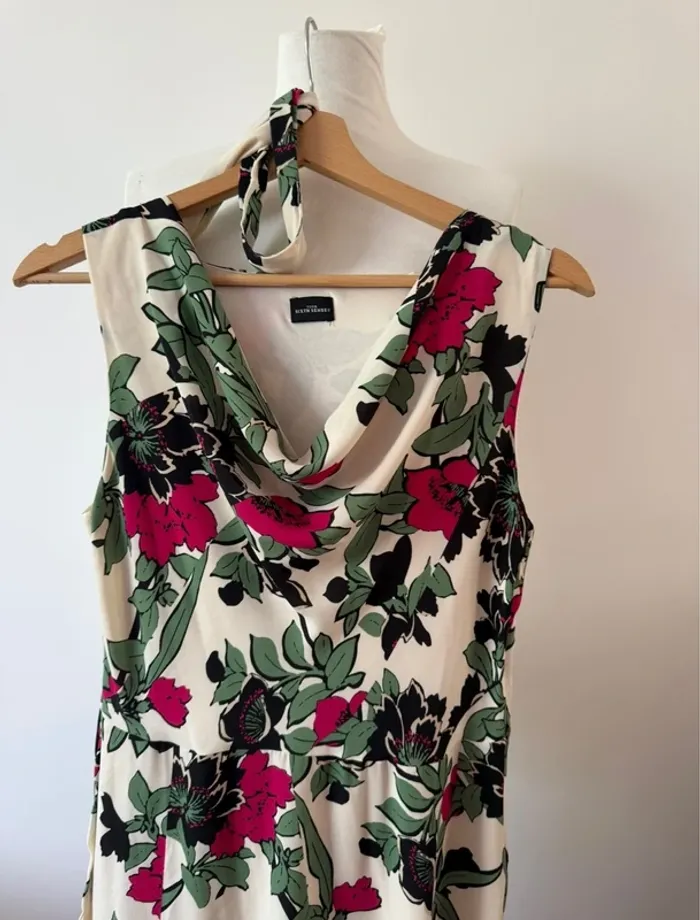 Jolie robe fleurie d’été 40/L - photo numéro 2